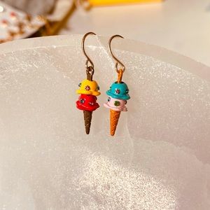 ✨Host Pick✨Ice Cream Cone Earrings